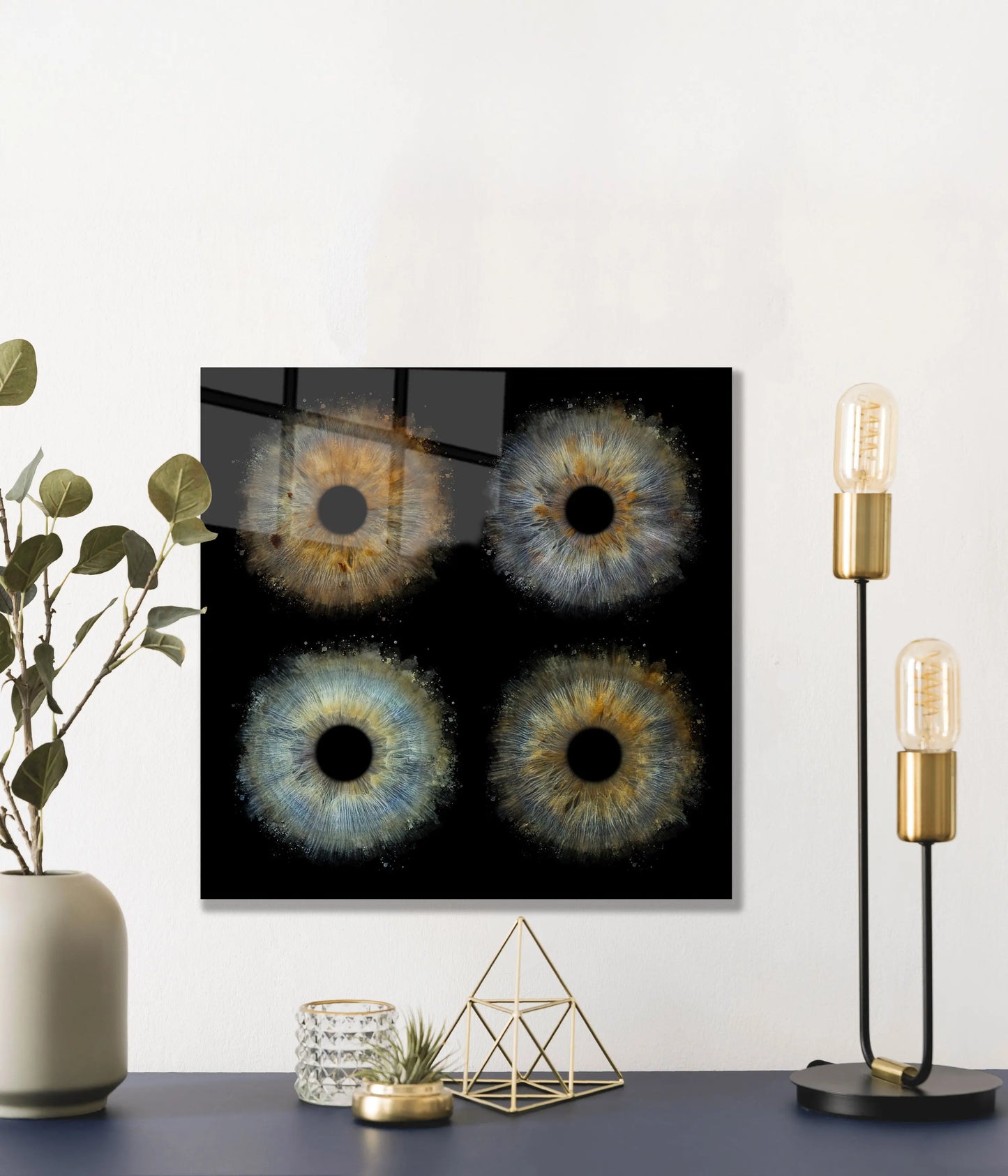 4-Persoons Iris Foto Artwork Plexiglas IrisArtwork
