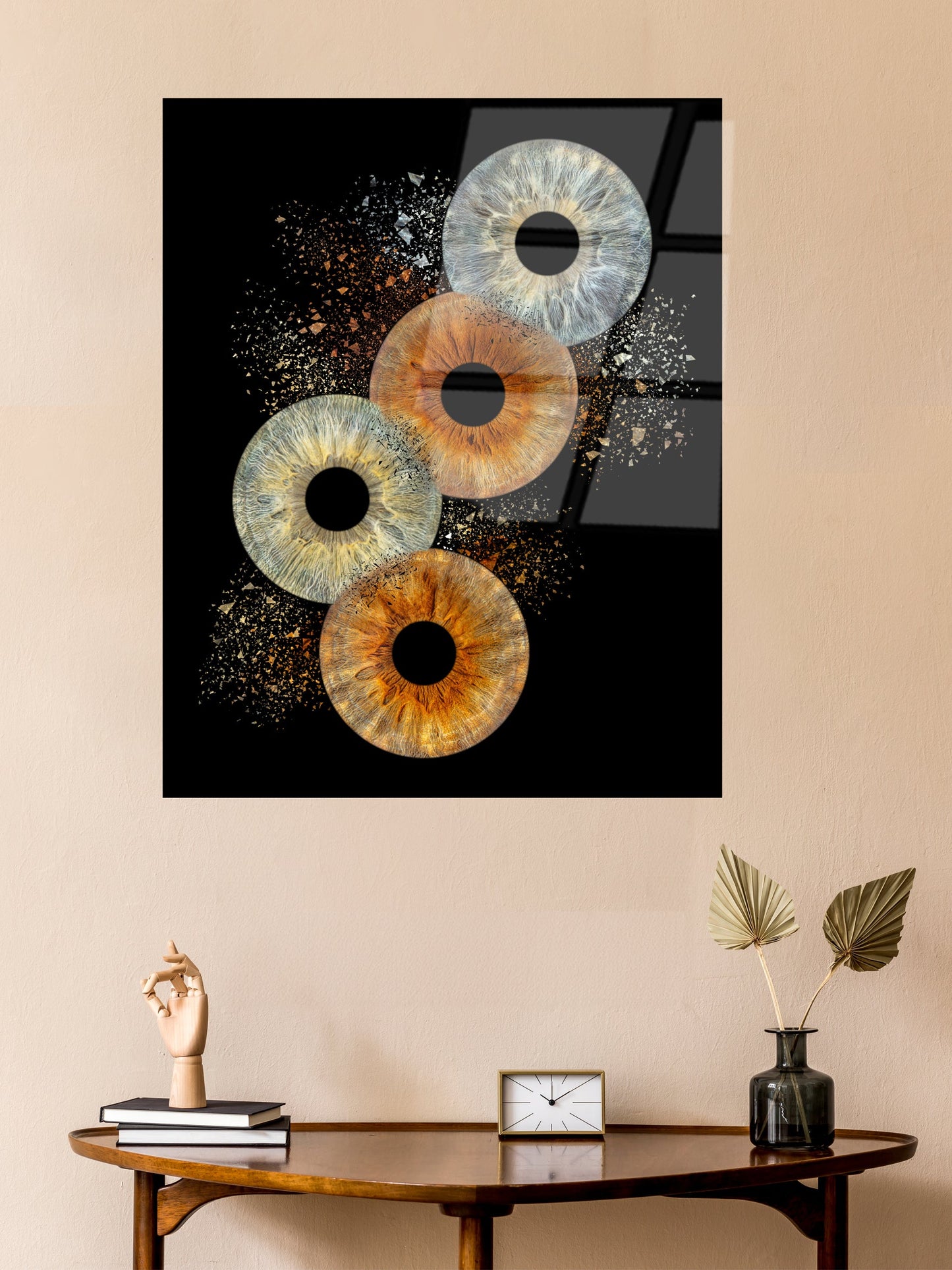 4-Persoons Collision Iris Foto op Plexiglas IrisArtwork