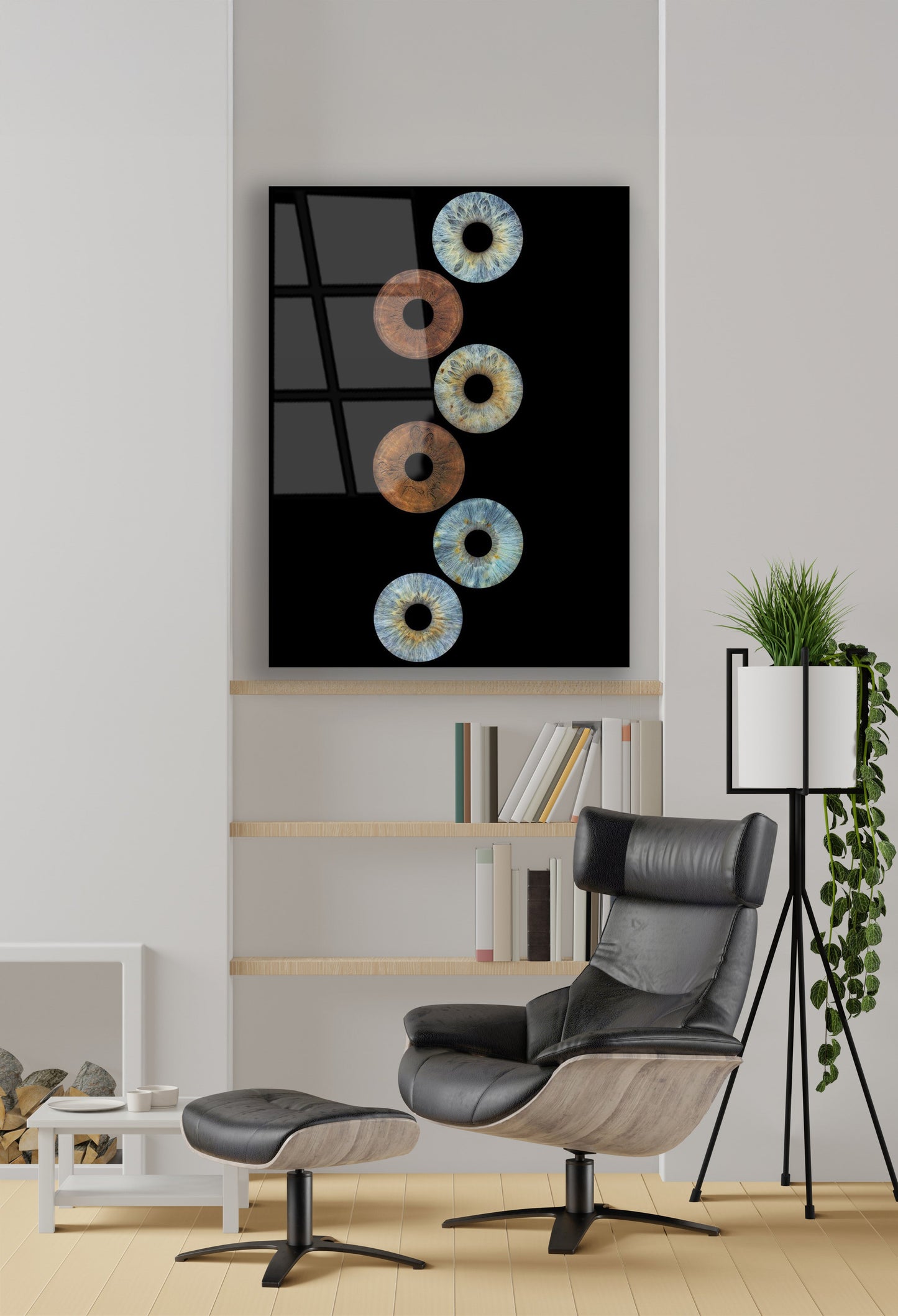 6-Persoons Iris Foto op Plexiglas IrisArtwork