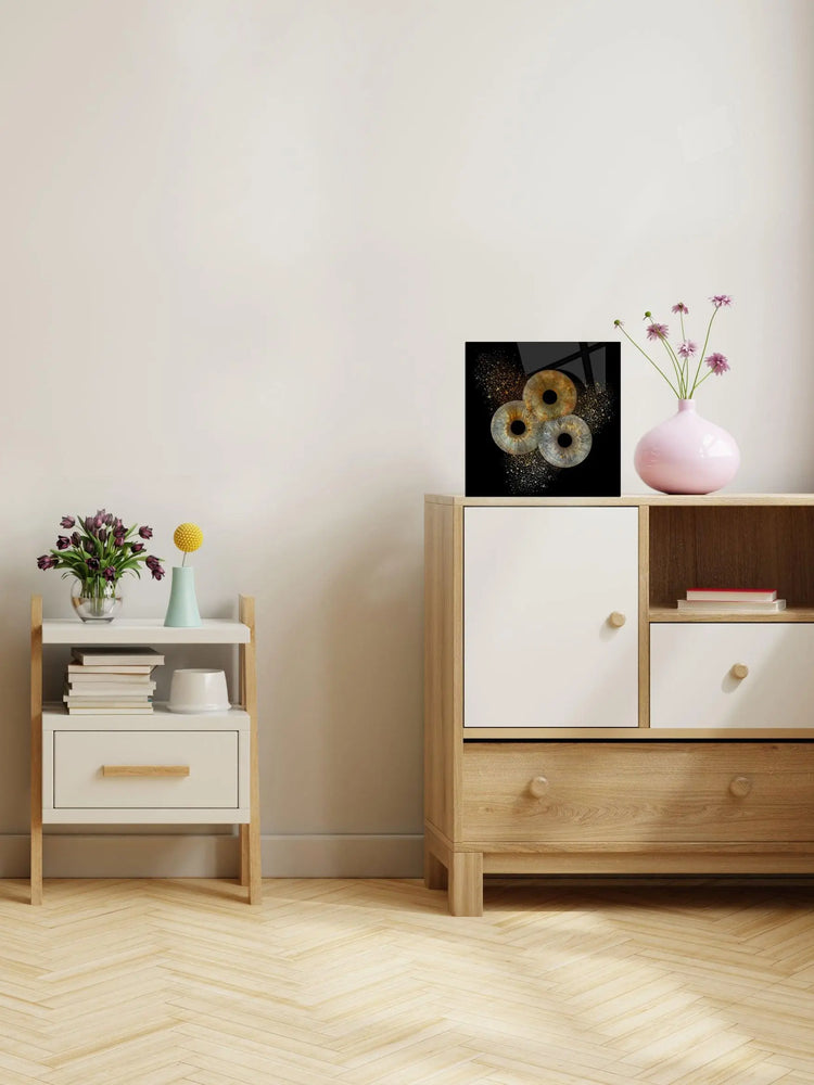 Iris Kunstwerk op Acrylblok IrisArtwork