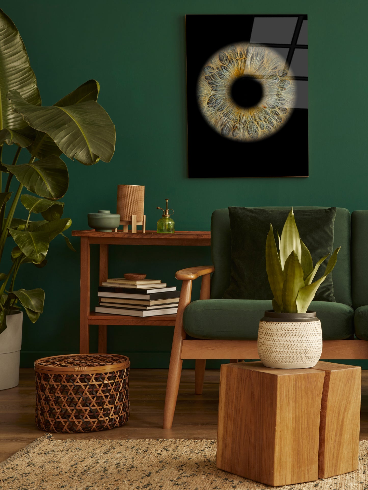 1-Persoons Iris Foto Artwork Plexiglas Maxima HD