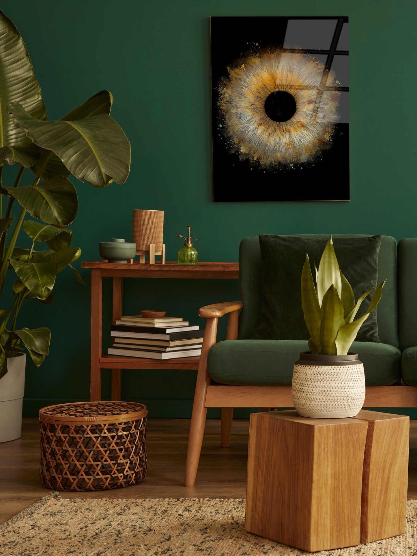 1-Persoons Iris Foto Artwork Plexiglas Maxima HD