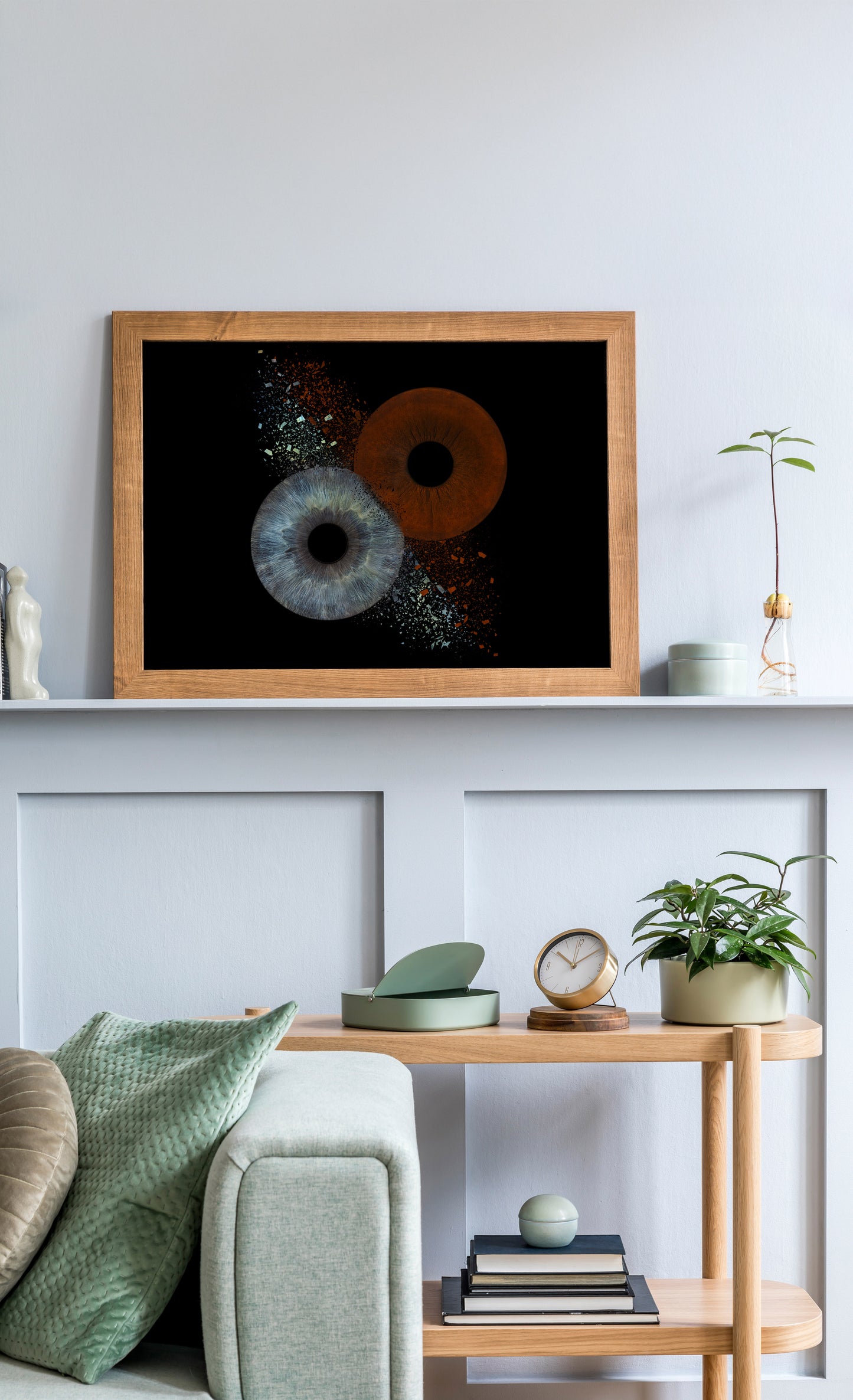 2-Persoons Collision Iris Artwork Fine Art Fotopapier