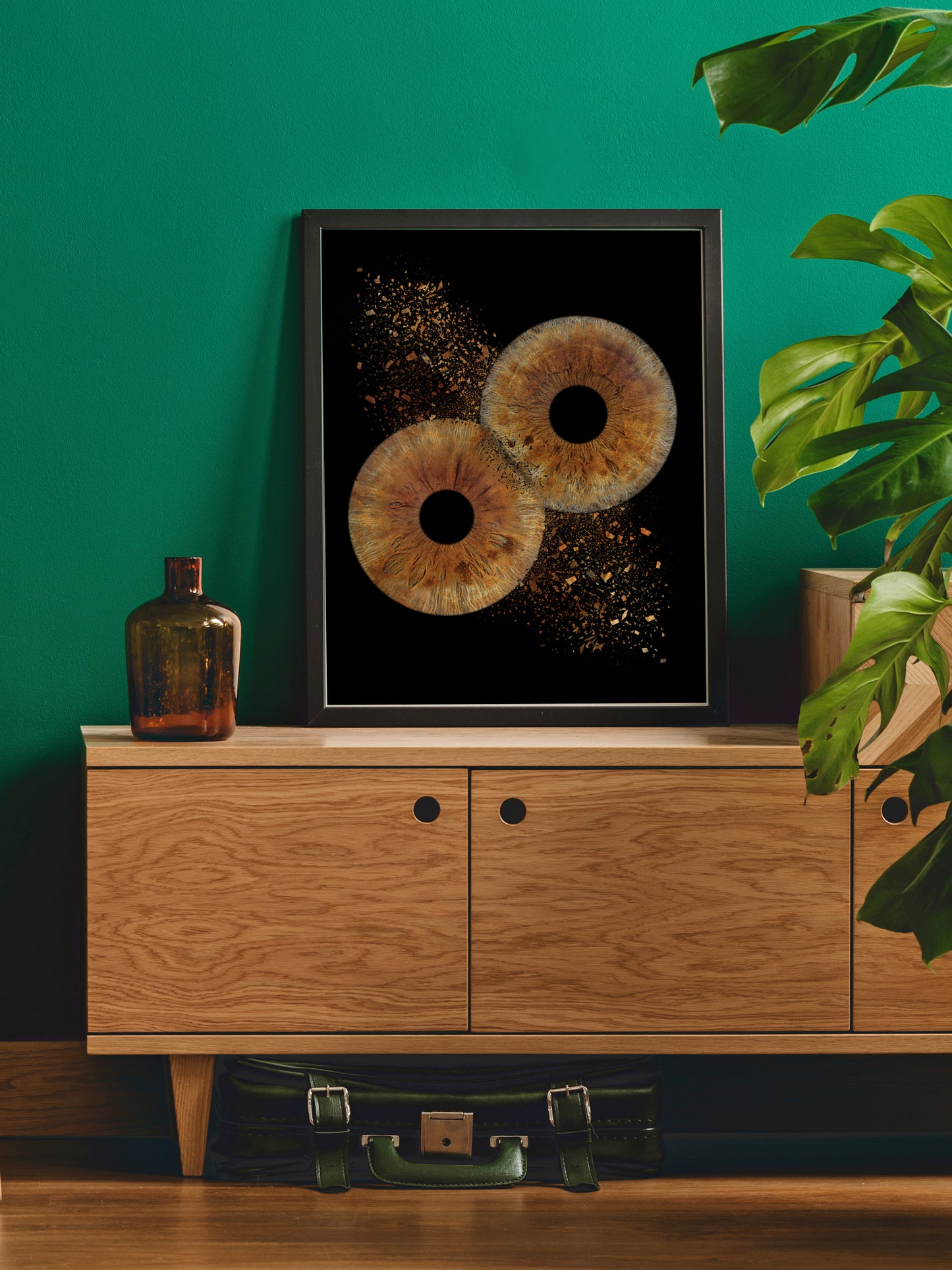 2-Persoons Collision Iris Artwork Fine Art Fotopapier