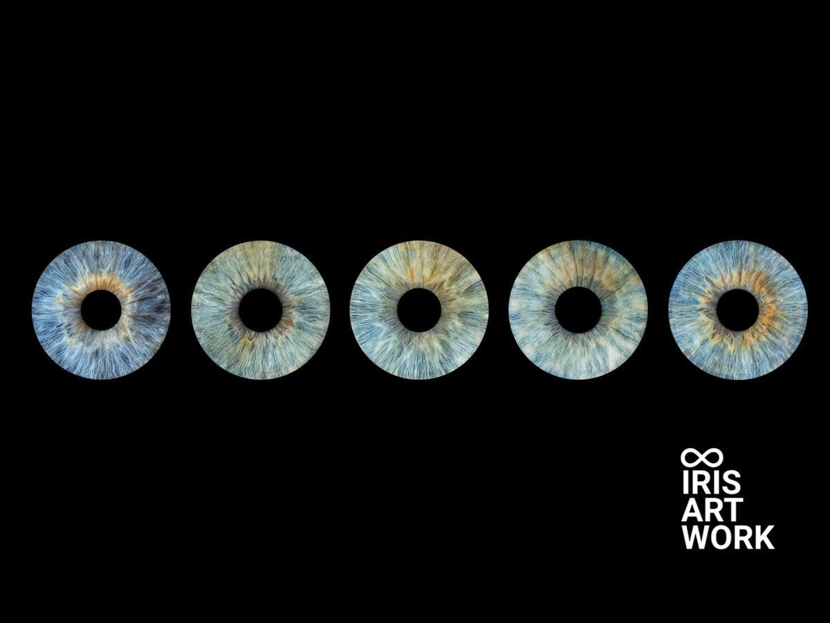 Digitaal 5-persoons Iris Artwork - IrisArtwork