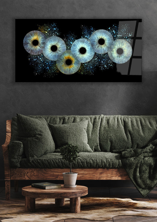 6-Persoons Collision Iris Foto op Plexiglas IrisArtwork