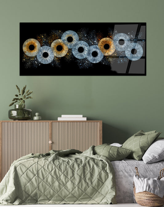 9-Persoons Collision Iris Foto op Plexiglas IrisArtwork