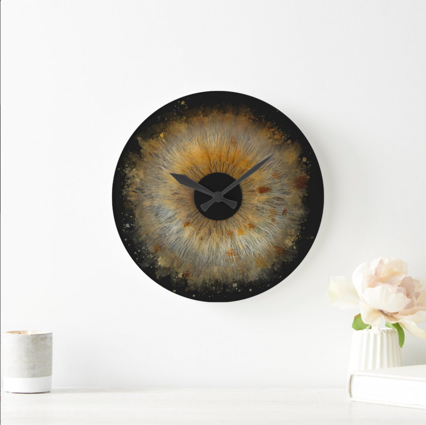 Iris Acryl Wandklok Artwork IrisArtwork