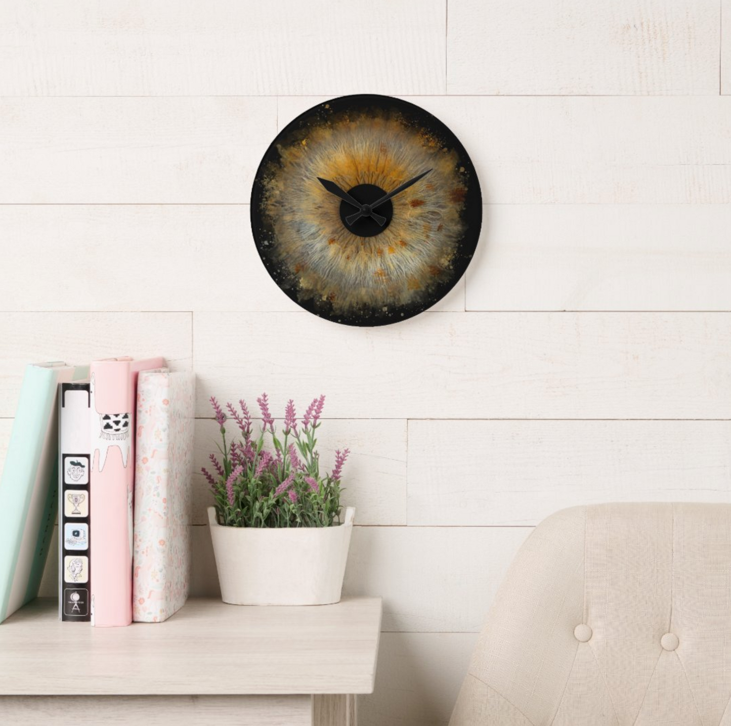 Iris Acryl Wandklok Artwork IrisArtwork