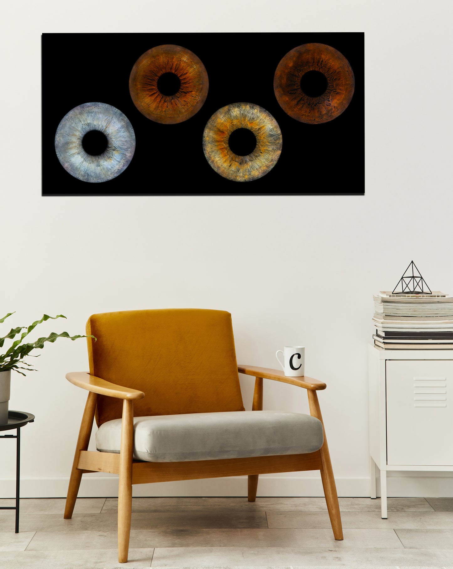 4-Persoons Iris Foto Artwork Plexiglas