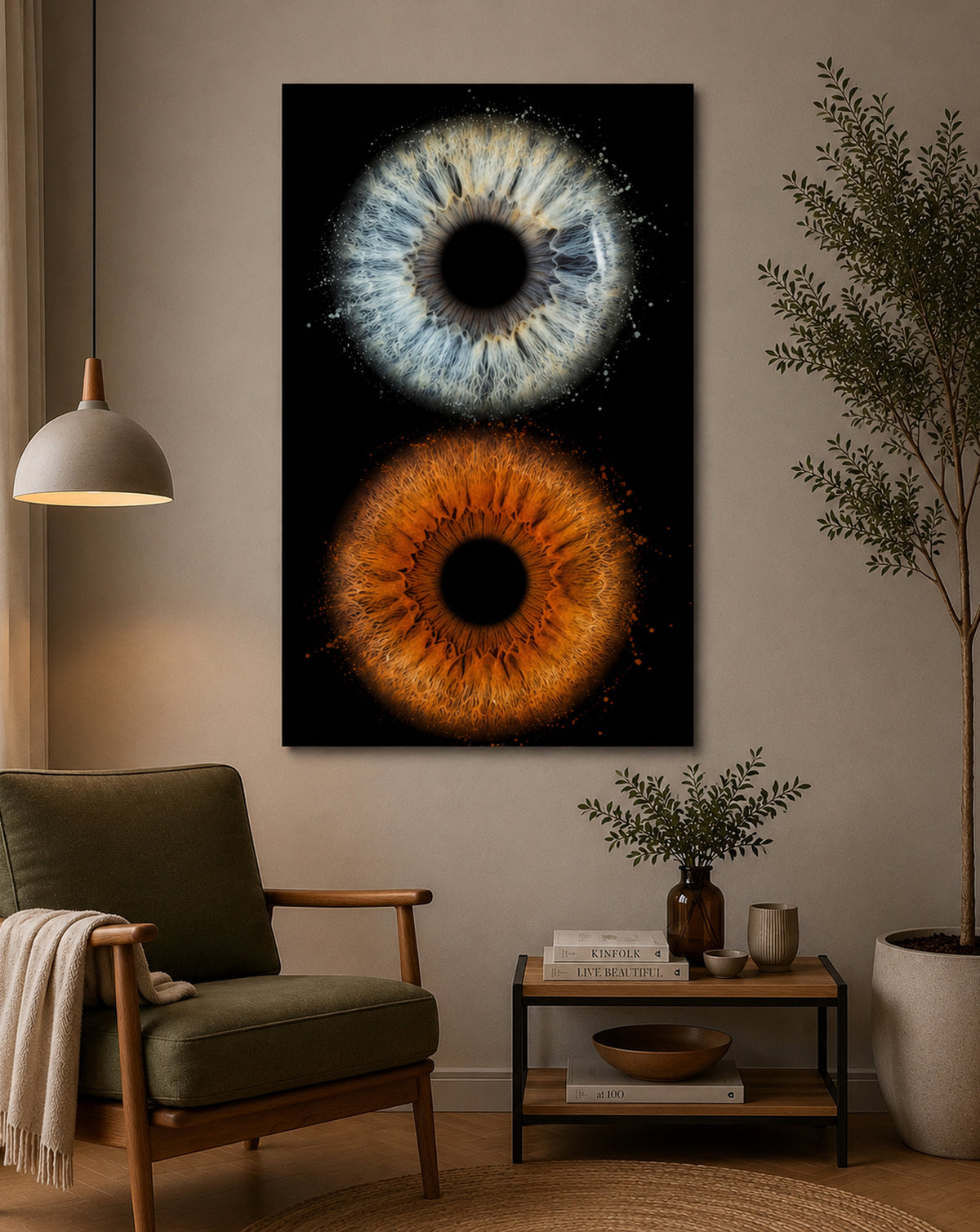 2-Persoons Iris Foto op Museumglas IrisArtwork