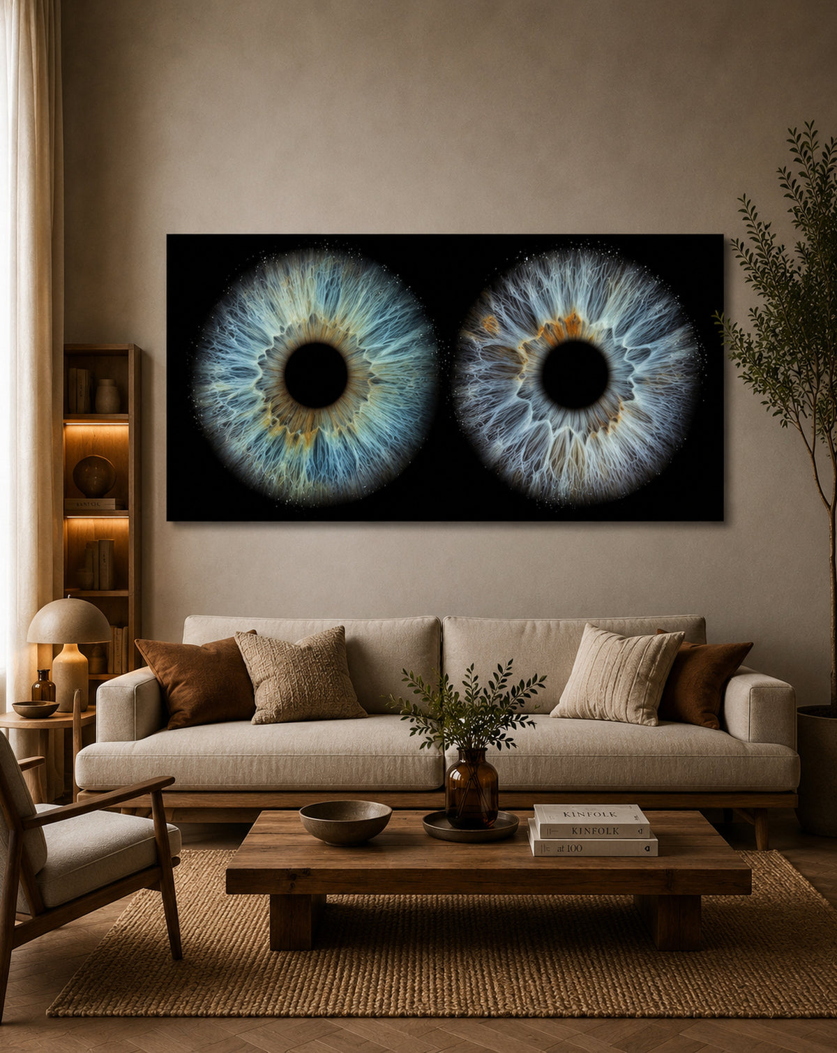 2-Persoons Iris Foto op Museumglas IrisArtwork