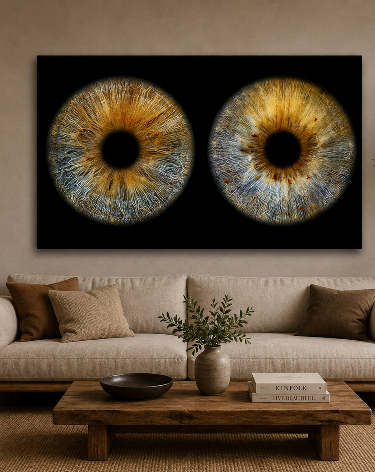 2-Persoons Iris Foto op Museumglas IrisArtwork