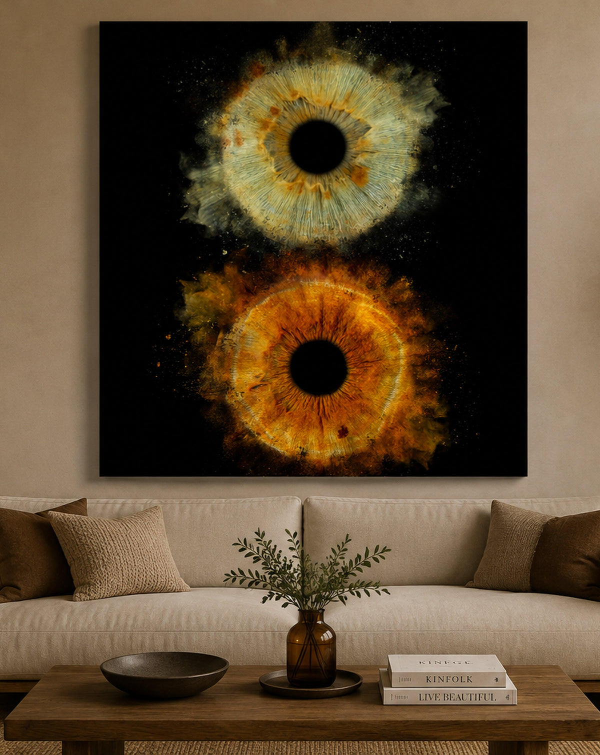 2-Persoons Iris Foto op Museumglas IrisArtwork