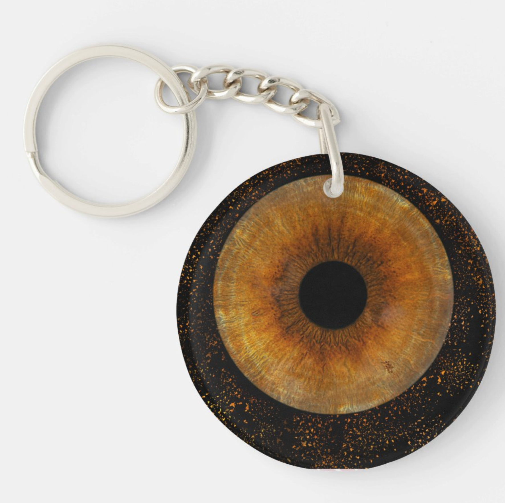 Iris Artwork Sleutelhanger – Acryl Rond IrisArtwork